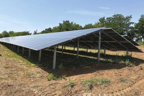 E-Solar ECO OST-WEST MIT 3 PFOSTEN