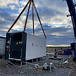 BESS auf Erdschrauben BAYO.S